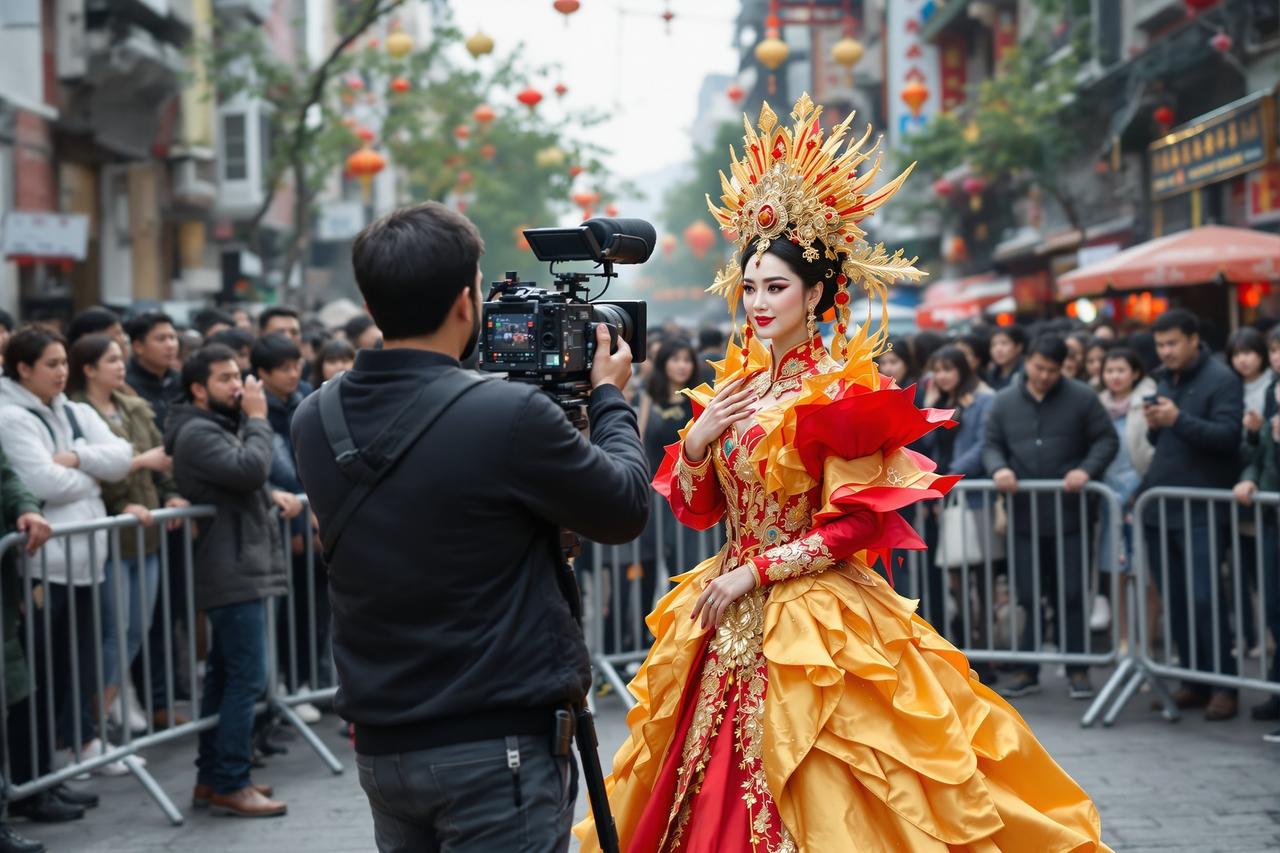 现场直击:某剧组外景拍摄引围观,女主造型惊艳路人狂拍照 - 每日爆料 现场直击:某剧组外景拍摄引围观,女主造型惊艳路人狂拍照 - 每日爆料