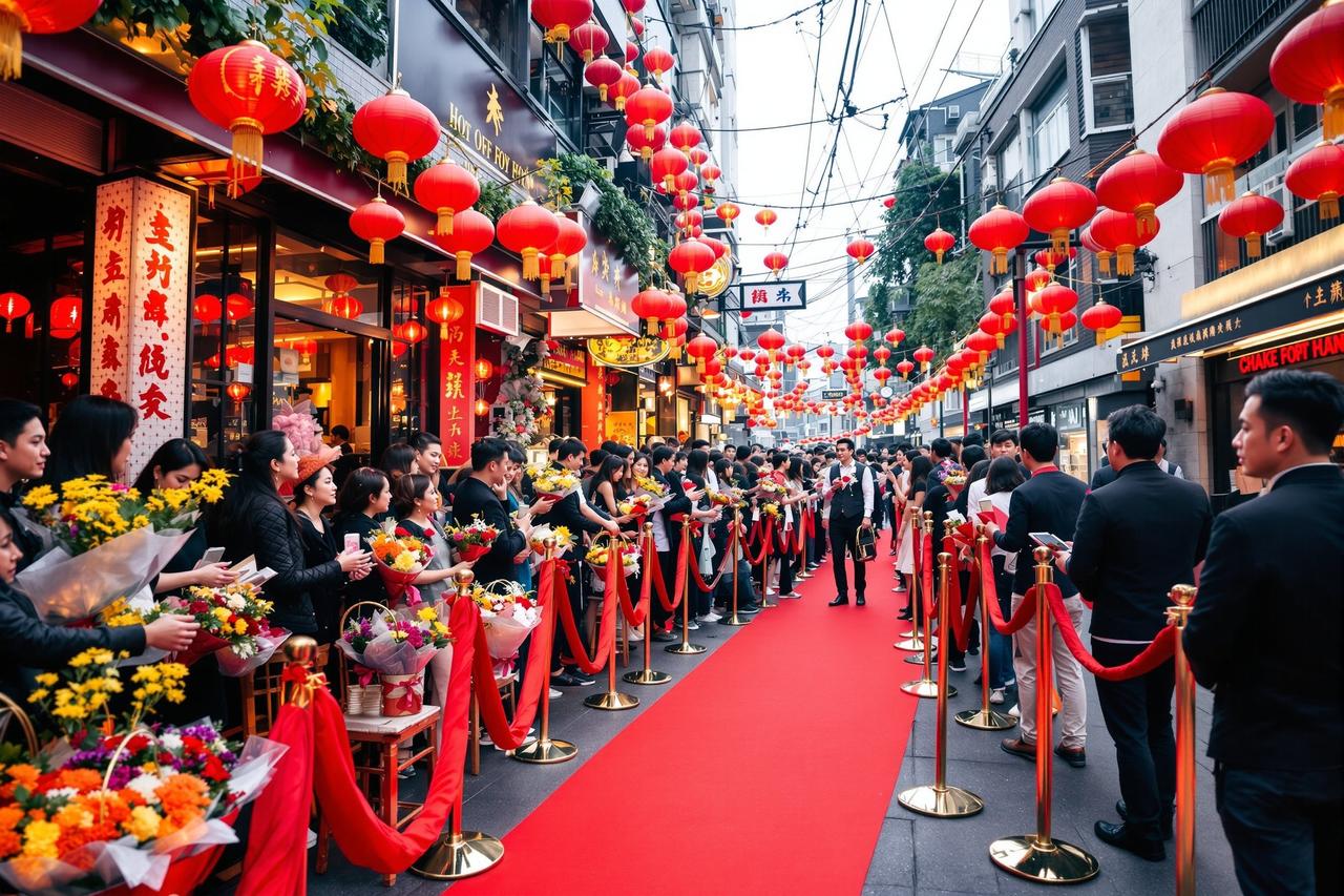 现场直击:某明星火锅店开业现场,粉丝凌晨三点开始排队 - 每日爆料 现场直击:某明星火锅店开业现场,粉丝凌晨三点开始排队 - 每日爆料